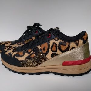 Sam Edelman women's leopard sneakers, size 7
